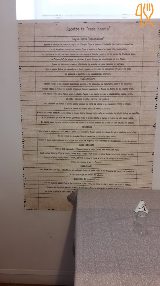 Trattoria Su Casteddhru Cucina Delle Tradizioni Carta
