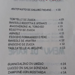 Nizzoli Speisekarte