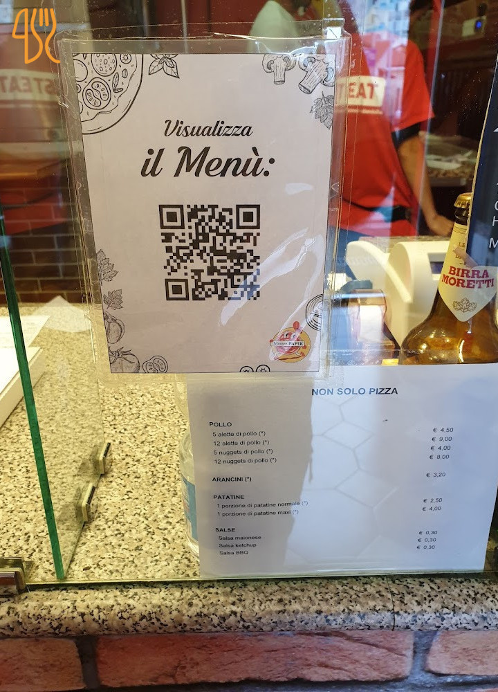 Pizzeria Mister Papik Grugliasco Carte