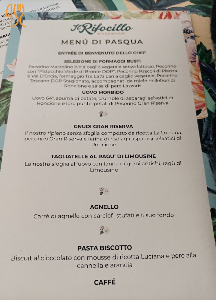 Il Rifocillo Speisekarte