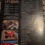 La Casbah Arabo Carte
