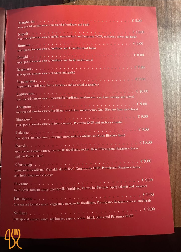 Le Boccerie Carte