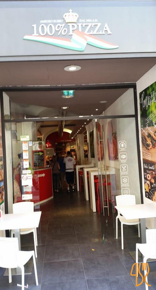 100% Pizza À l'intérieur