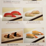 Sushi Dragon Carte