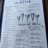 Numbs Le Bistro Carta
