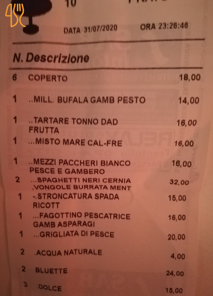 La Cascina 1899 Carta