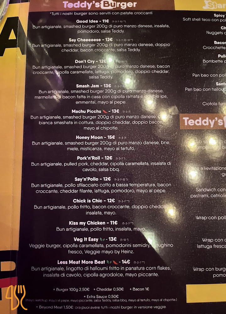 Teddy's Lab Carte