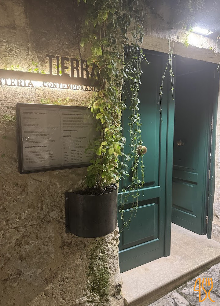 Tierra Osteria Contemporanea Speisekarte
