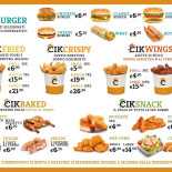 Cik Fried Chicken Speisekarte