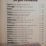 Pizzeria Les Arcs Speisekarte