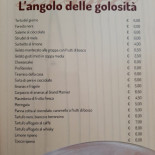 Pizzeria Les Arcs Speisekarte