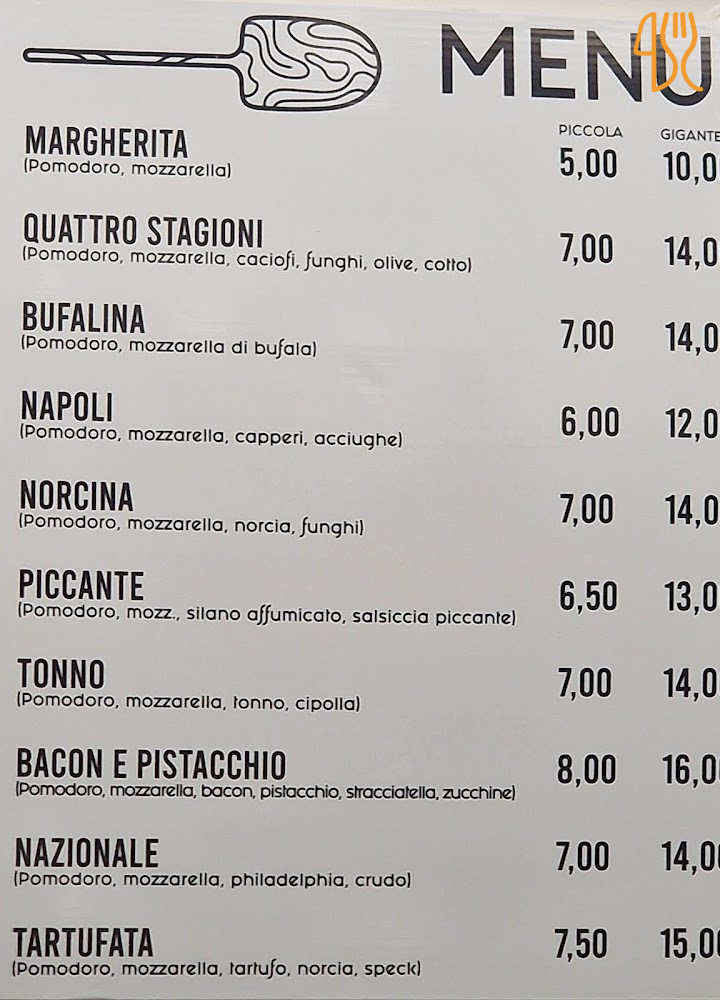 Pizza La Corte Andria Ordinando.it Store Pizzeria A Domicilio Carte