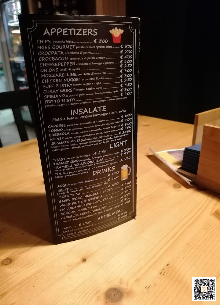 Würsteland Bistro Speisekarte