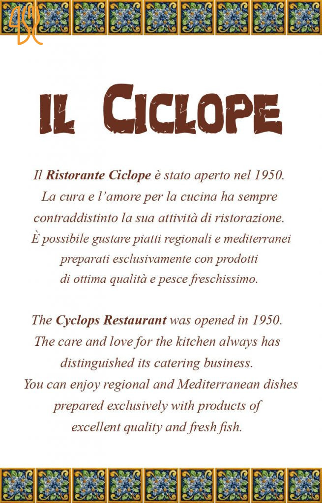 Il Ciclope Carte