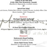 Tandem Food Carte
