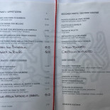 Hostaria Cernobbio Menu