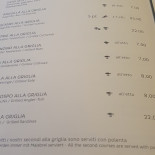 La Ritrovata Speisekarte