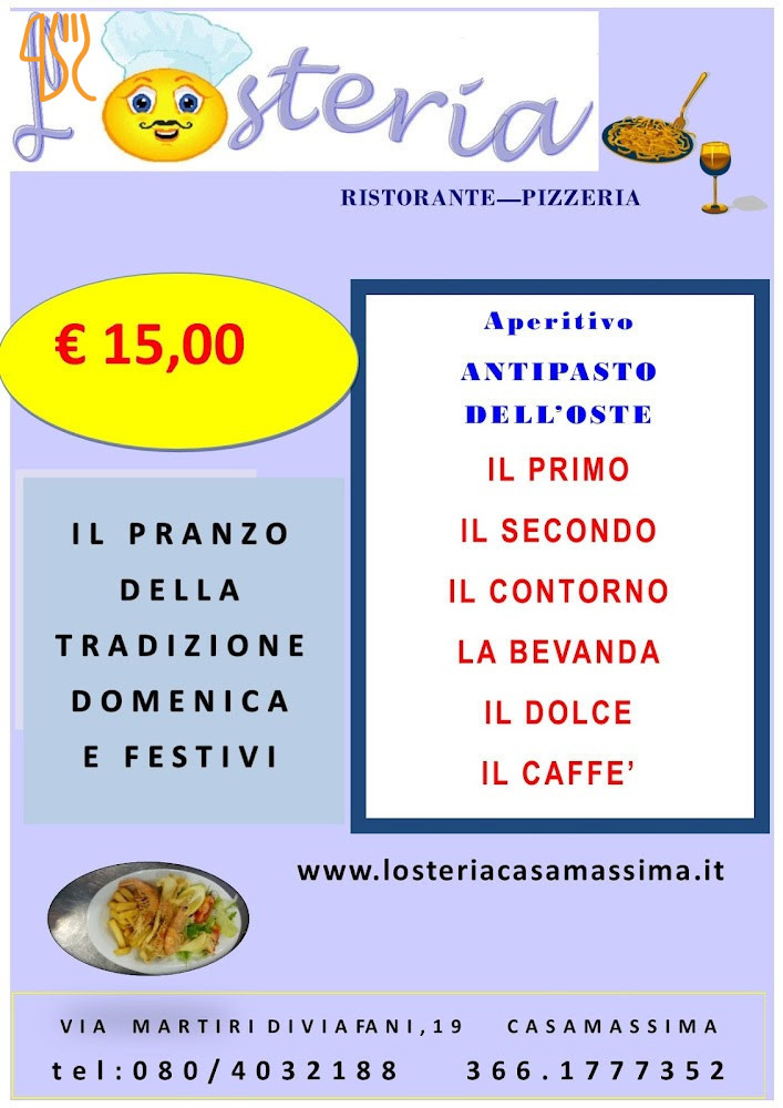 L'osteria Carte