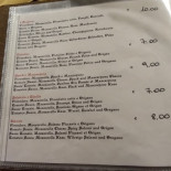 Tre Archi Speisekarte