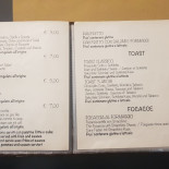 Tre Archi Speisekarte