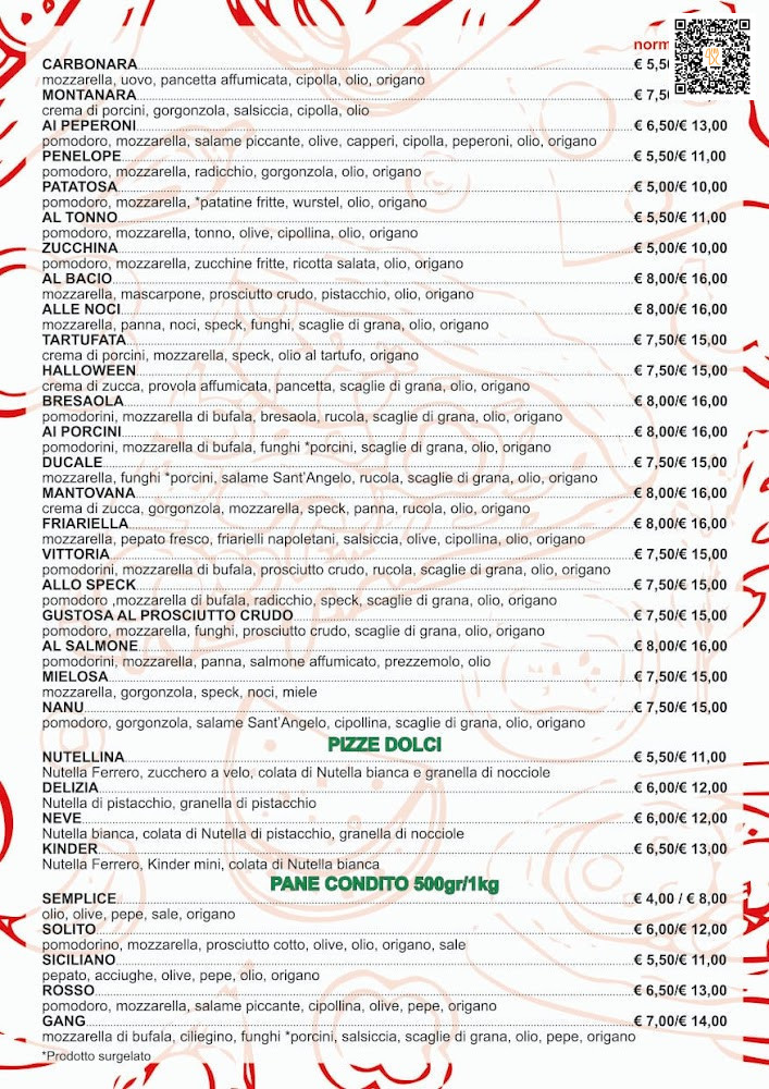 Al Bacio Carte