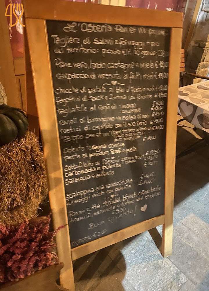 Pan Et Vin Carte