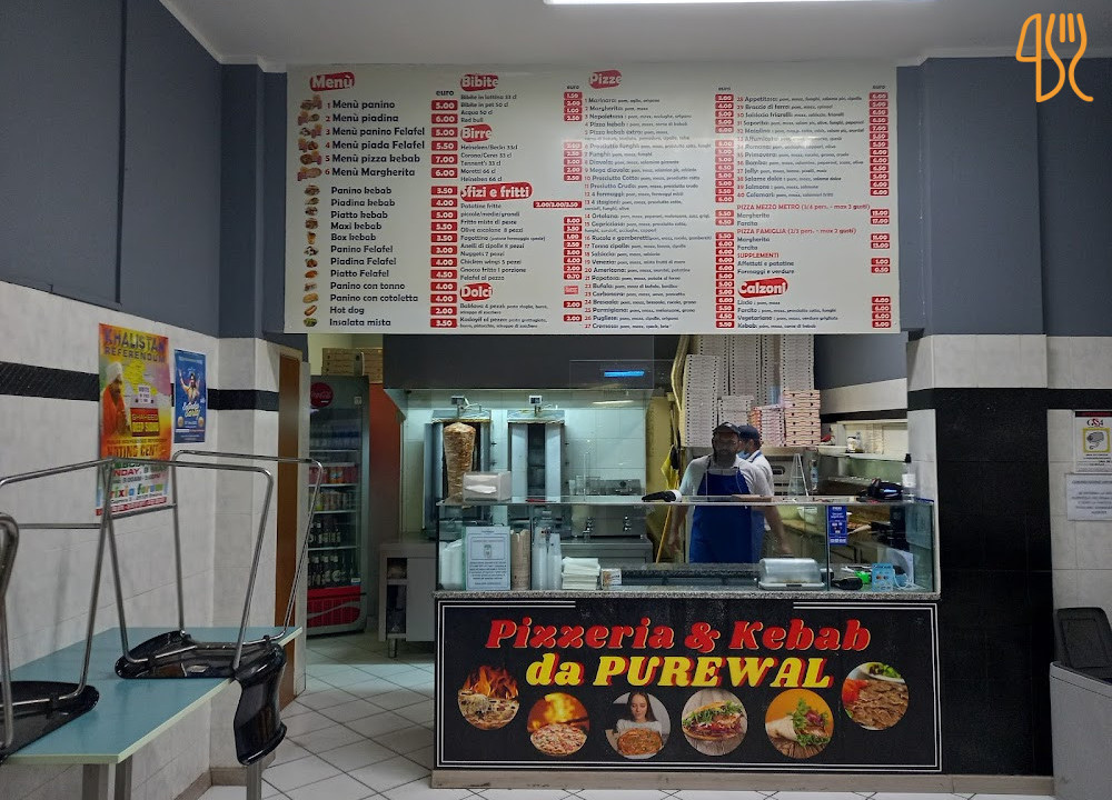Kebab&pizzeria Da Purewal Carte