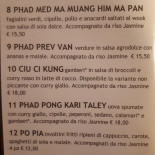 Bar Tacaboton Ristorante Taca Thai Carta