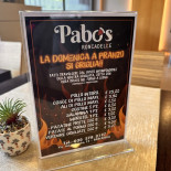 Pabo's Pizza Roncadelle Carta