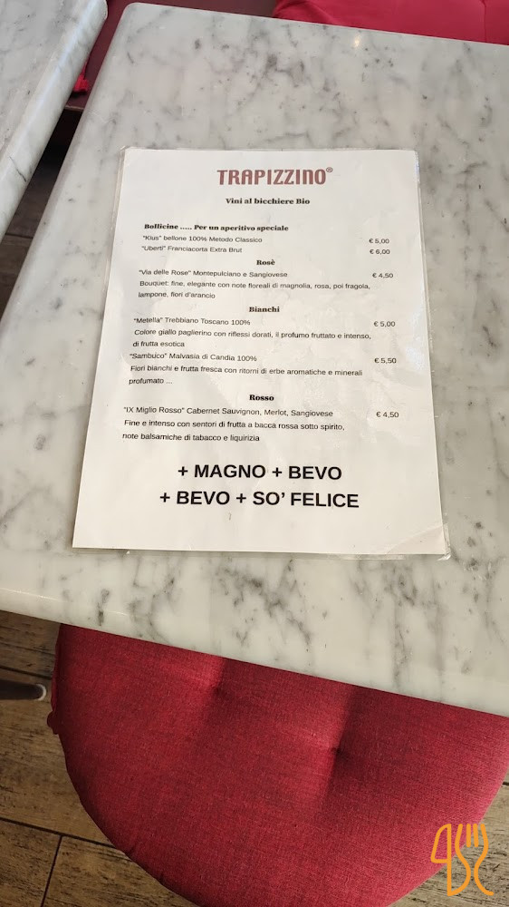 Trapizzino Trieste Cardápio