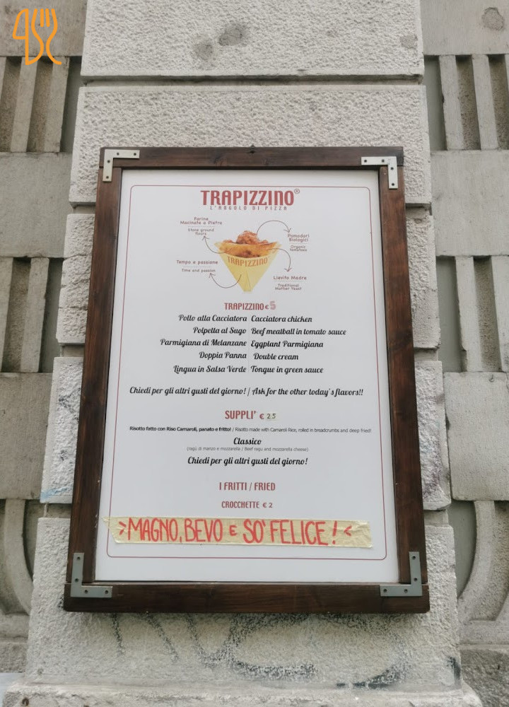 Trapizzino Trieste Carte