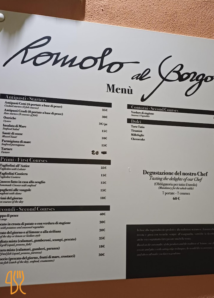 Romolo Al Borgo Carte