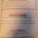 Trattoria Brea Speisekarte