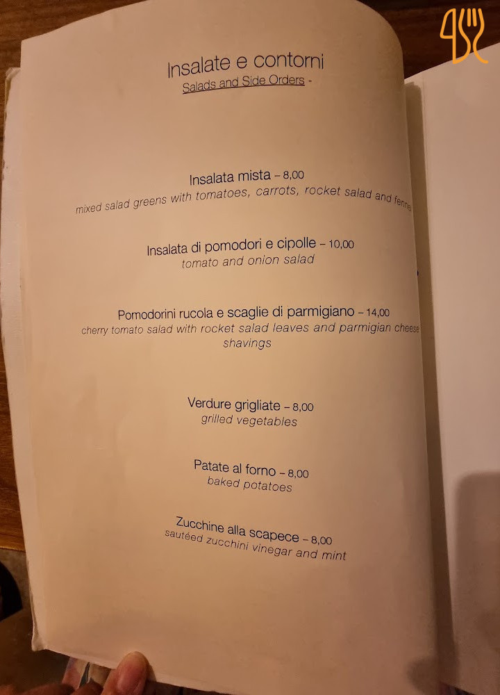 Da Vincenzo Positano Carte