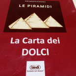 Pizzeria Le Piramidi Carte