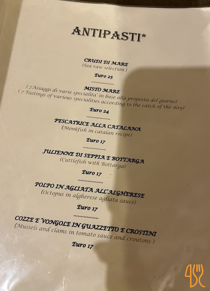 Trattoria Da Mirko Carta