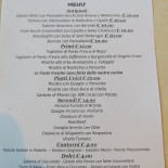 Trattoria Da Gino E Teresa Speisekarte