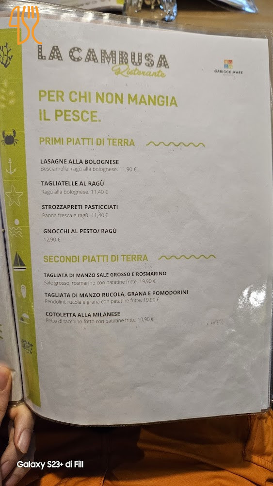La Cambusa Carte