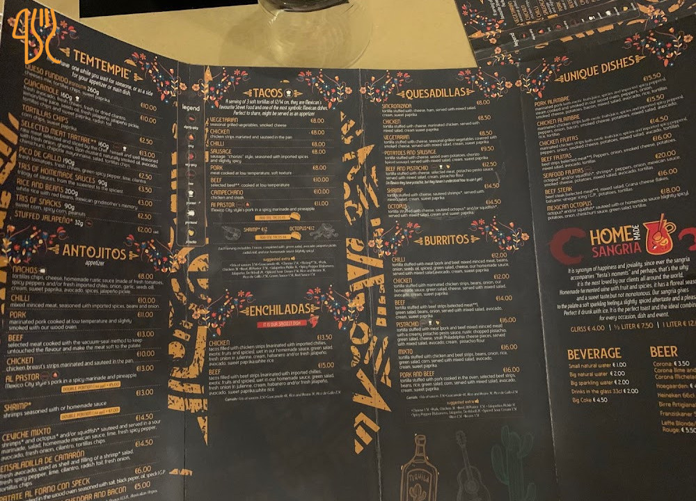 Scalia Comida Mexicana Carte