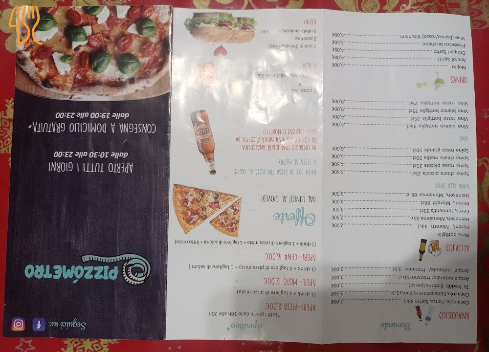 Pizzometro Carte