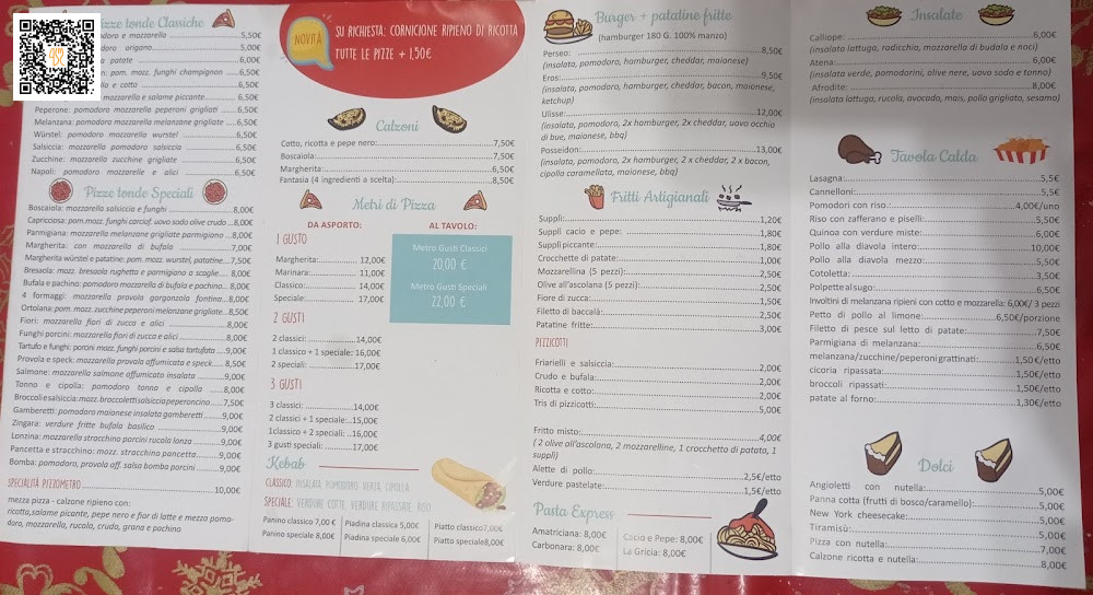 Pizzometro Carte