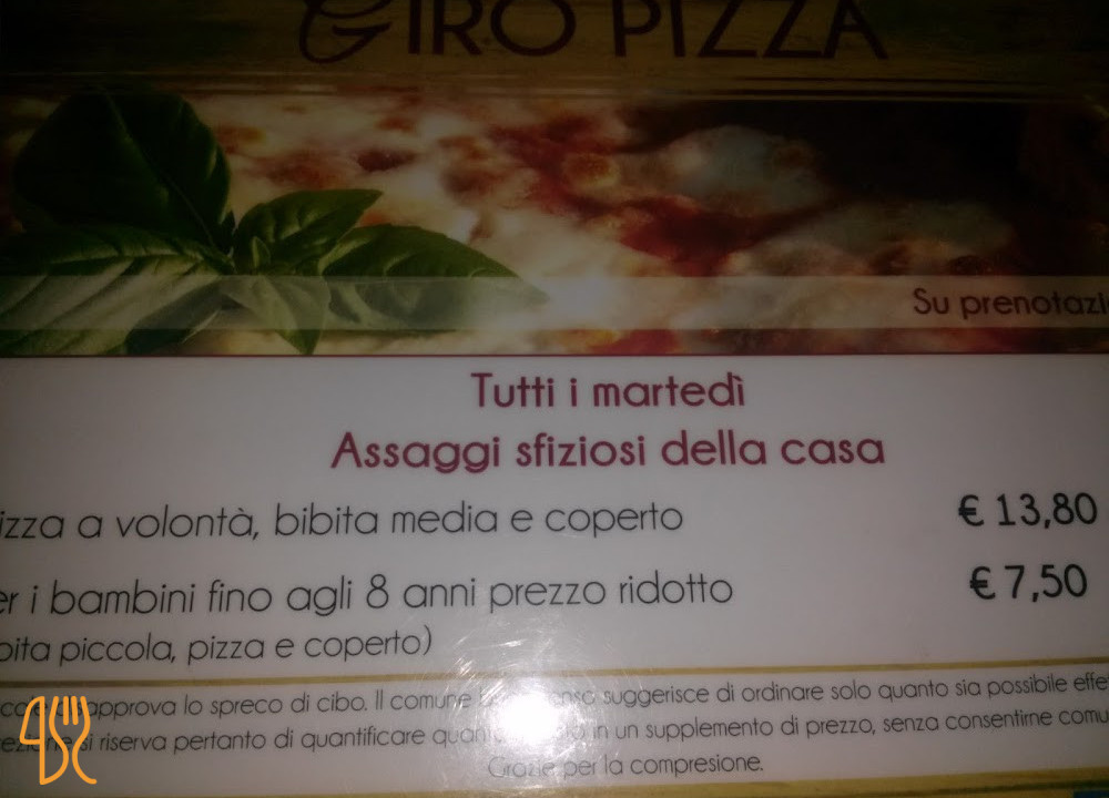 Pizzeria Pan E Vin Carta