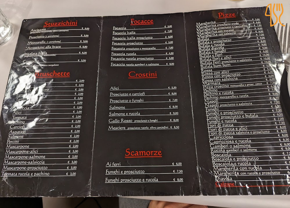I 2 Galli Rossi Carte