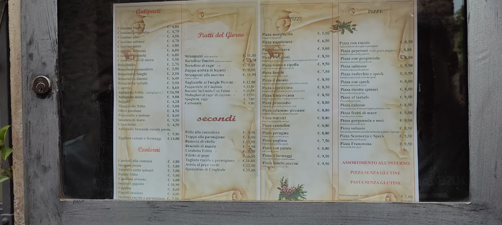 Pizzeria Il Duomo Carte