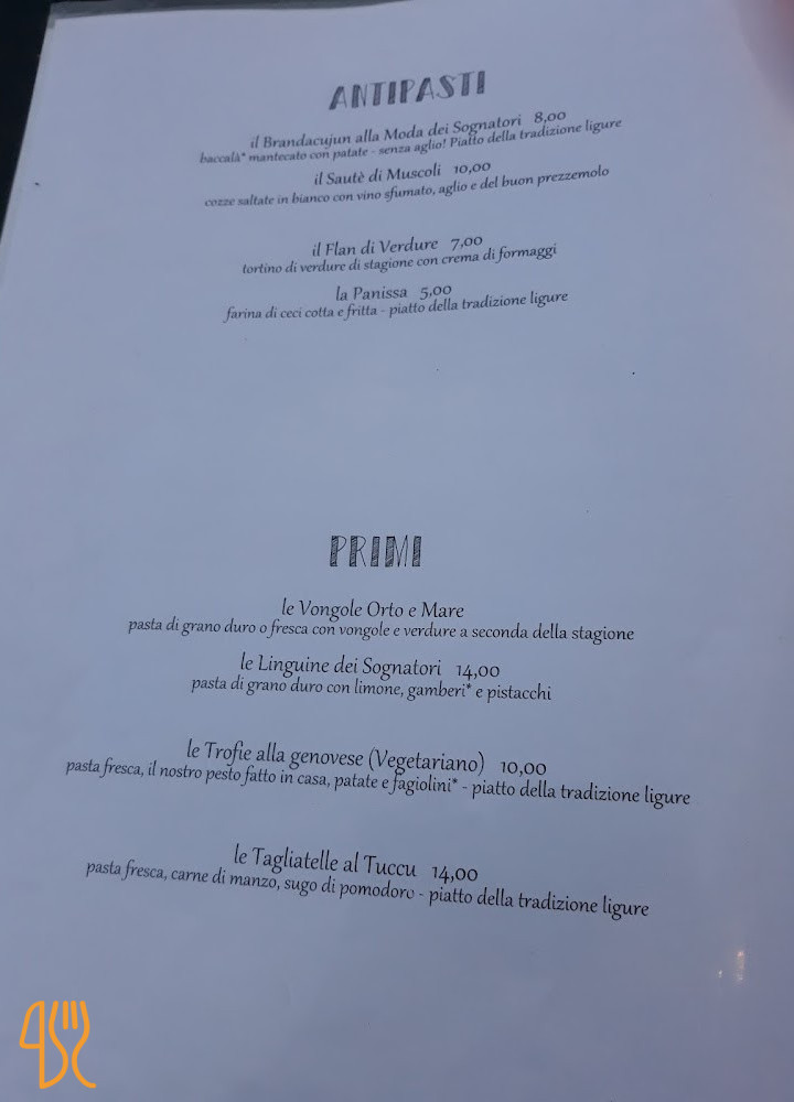 I Sognatori Imperia Carta