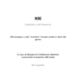 Evoke Bistro Menu