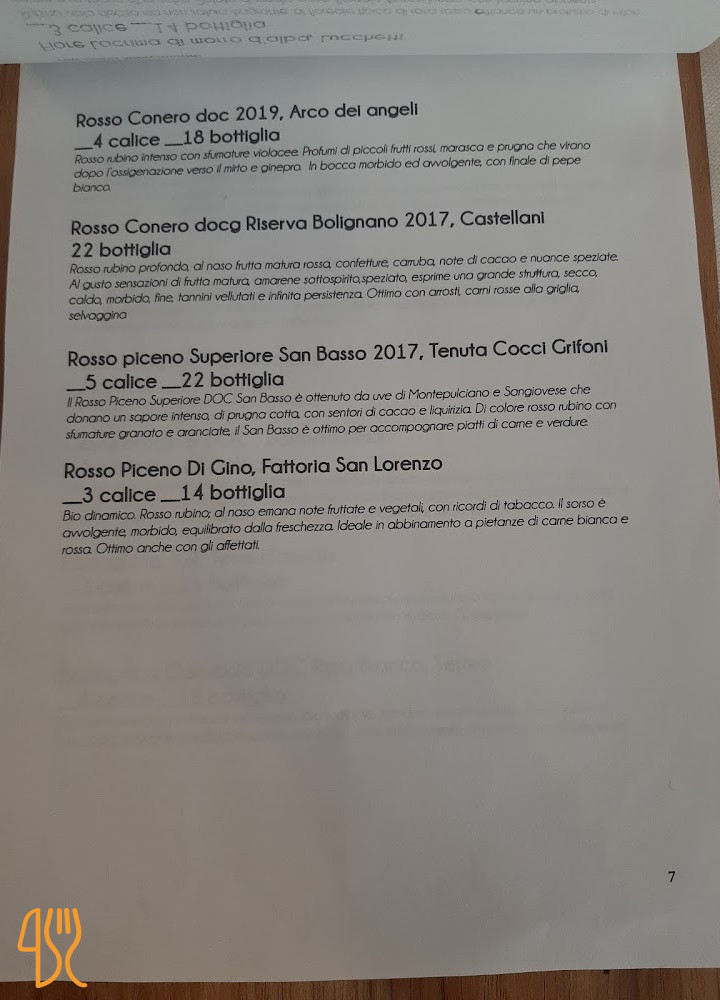 Evoke Bistro Menu