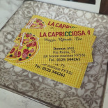 La Capricciosa Carte