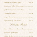 Da Mari' Since 1967 Trattoria Pizzeria Carte