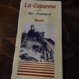 Ristorante Bar La Capanna Carta